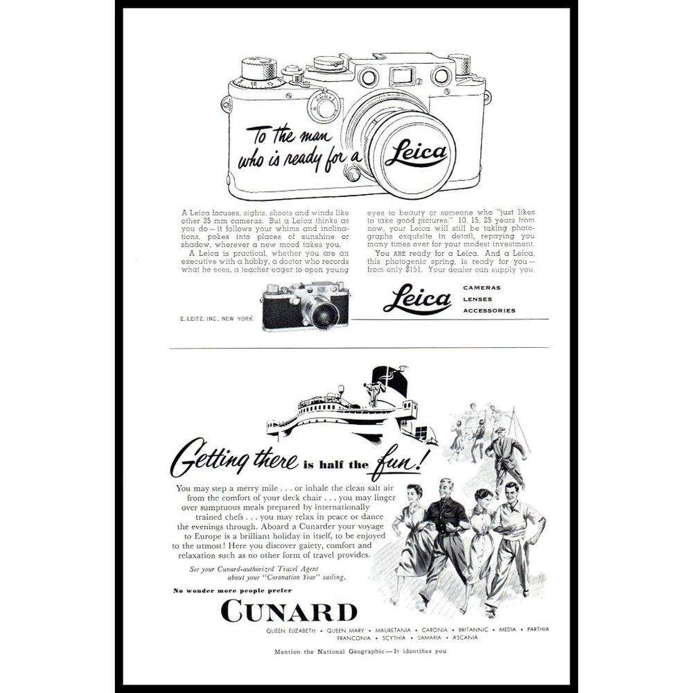 1953 Union Pacific Railroad Yellowstone Grand Teton Vintage Print Ad Wall Art